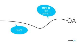 QA
How to
get
started?
Drone
 