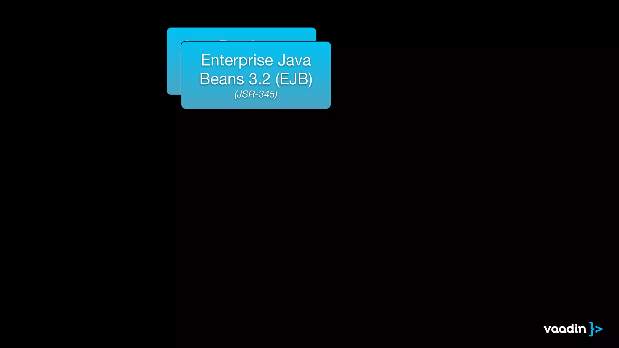 Java Persistence
API 2.1 (JPA)

(JSR-338)
Enterprise Java
Beans 3.2 (EJB)

(JSR-345)
 