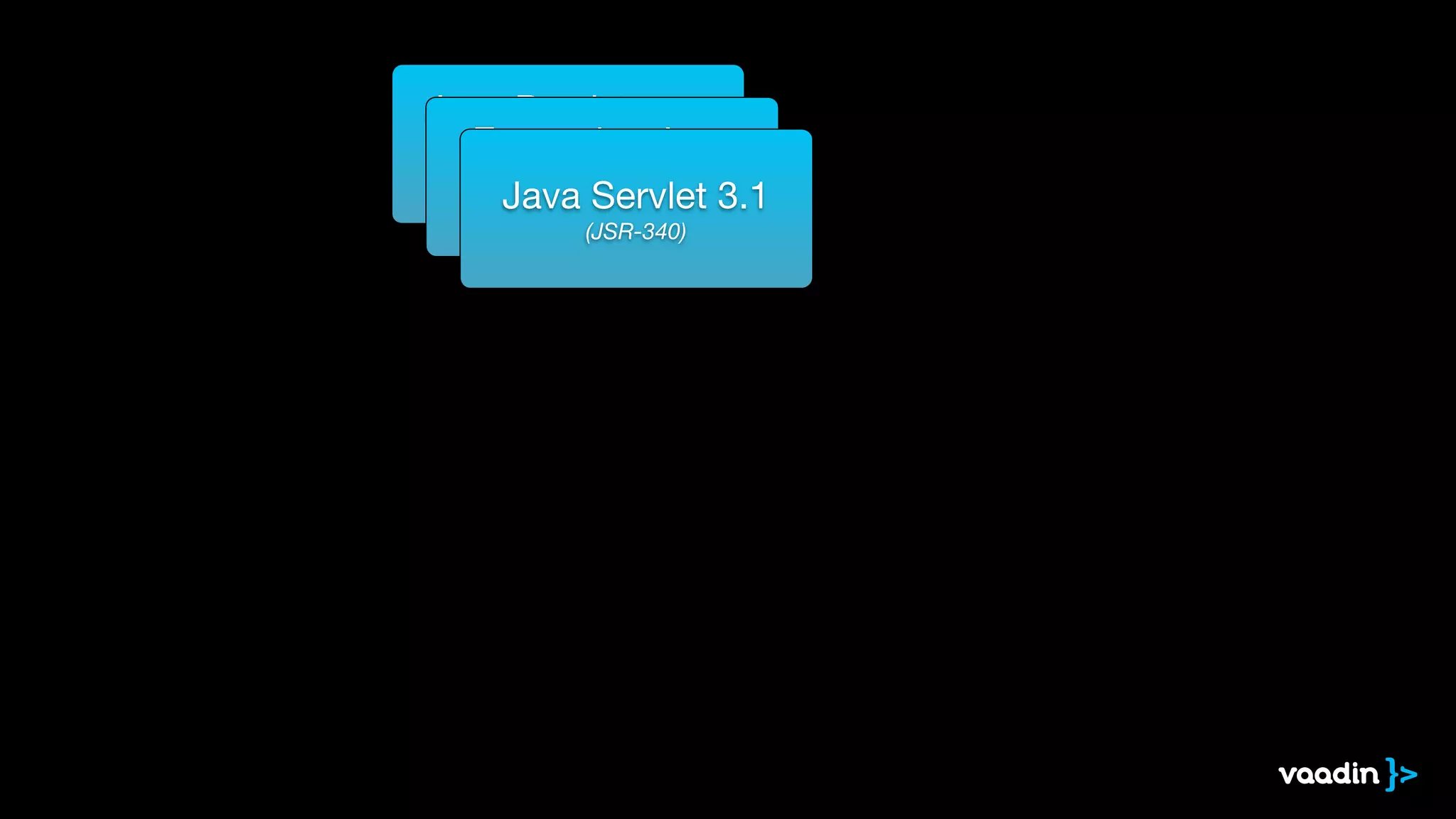 Java Persistence
API 2.1 (JPA)

(JSR-338)
Enterprise Java
Beans 3.2 (EJB)

(JSR-345)
Java Servlet 3.1

(JSR-340)
 