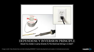 Image credit: http://lostechies.com/derickbailey/2009/02/11/solid-development-principles-in-motivational-pictures/
 