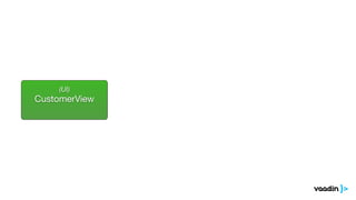 (UI)
CustomerView

 