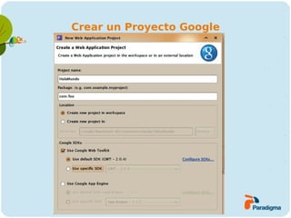 Crear un Proyecto Google
 