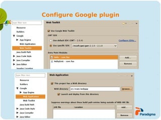 Configure Google plugin
 