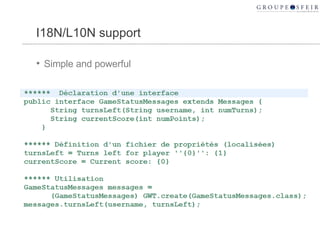 I18N/L10N support Simple and powerful 