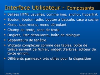 Introduction à GWT - GTI780 & MTI780 - ETS - A08