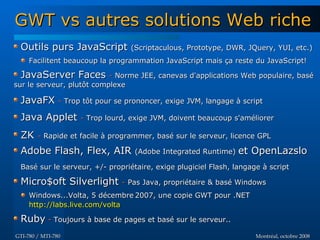 Introduction à GWT - GTI780 & MTI780 - ETS - A08