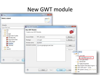 New GWT module
 
