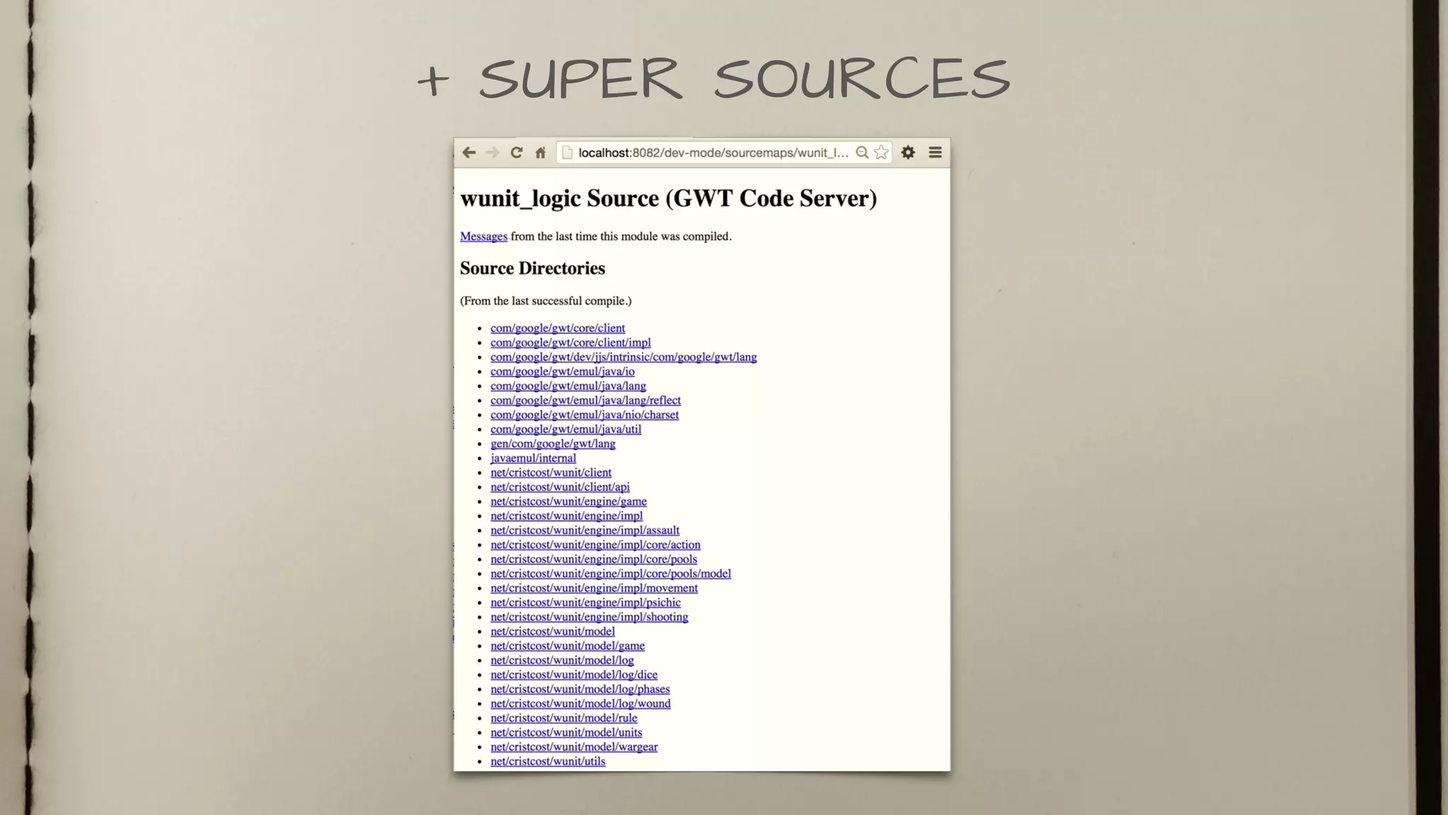 + SUPER SOURCES
 