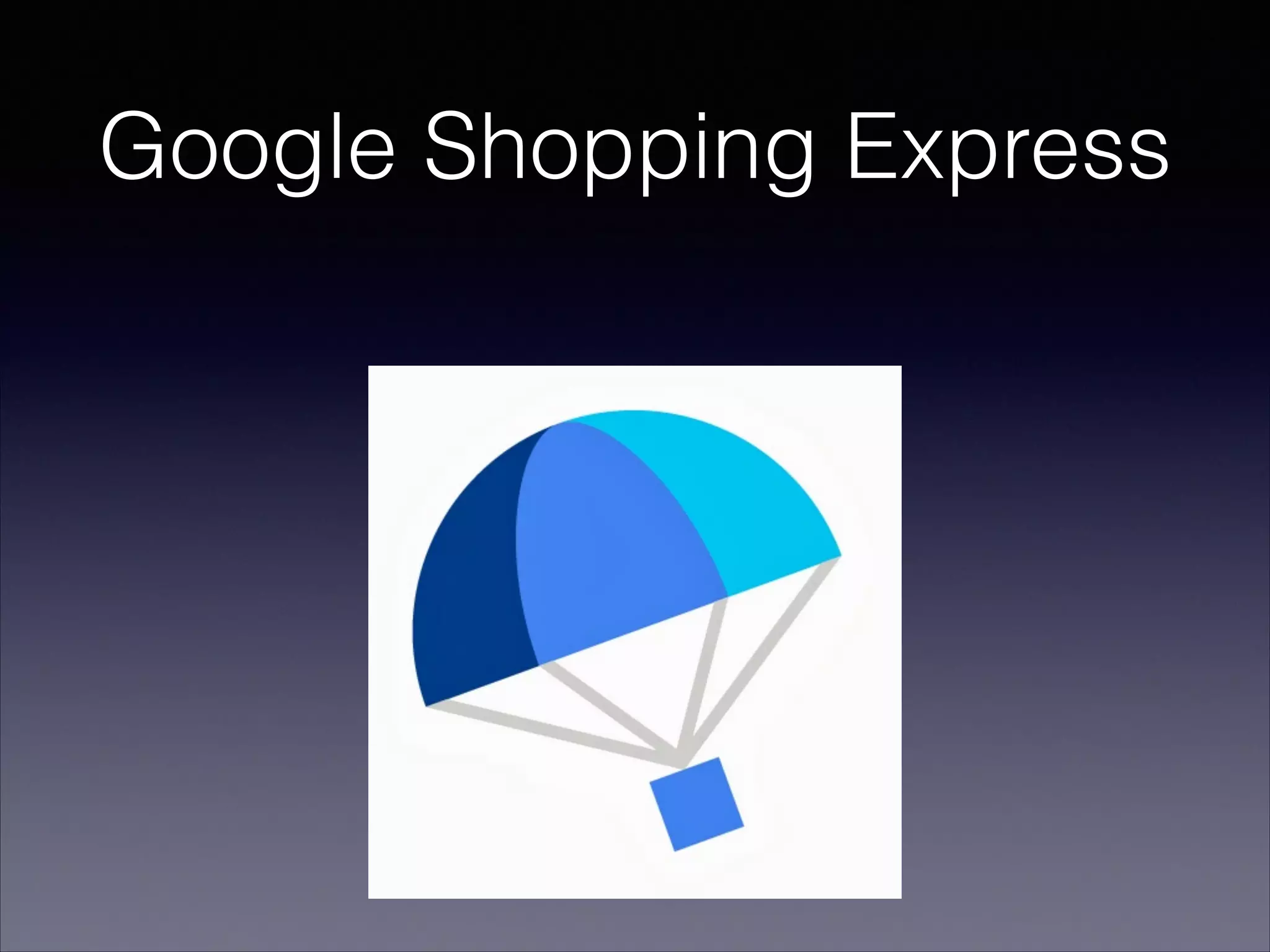 Google Shopping Express

 