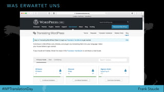 Frank Staude#WPTranslationDay
WA S E R WA R T E T U N S
 