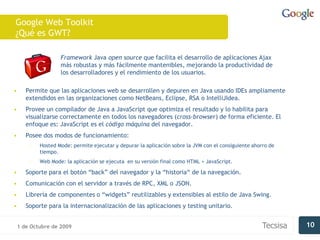 Google Web Toolkit (GWT) en entornos empresariales | PDF
