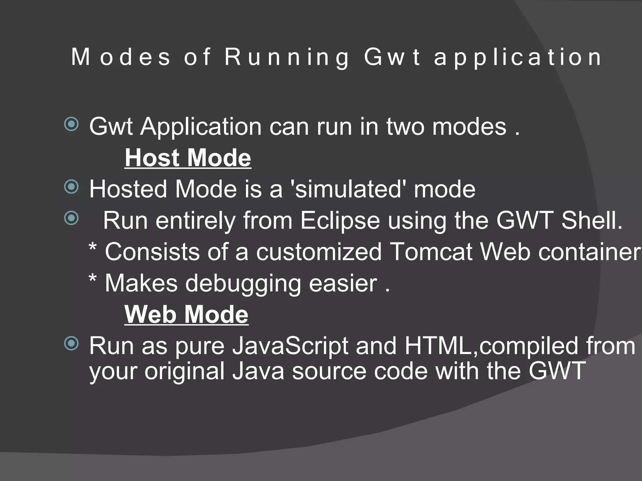 Gwt Presentation