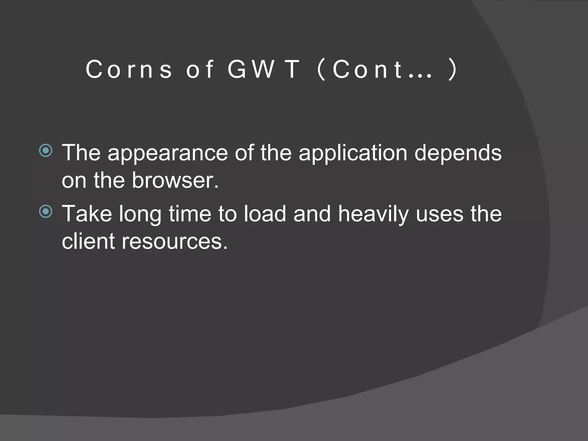 Gwt Presentation