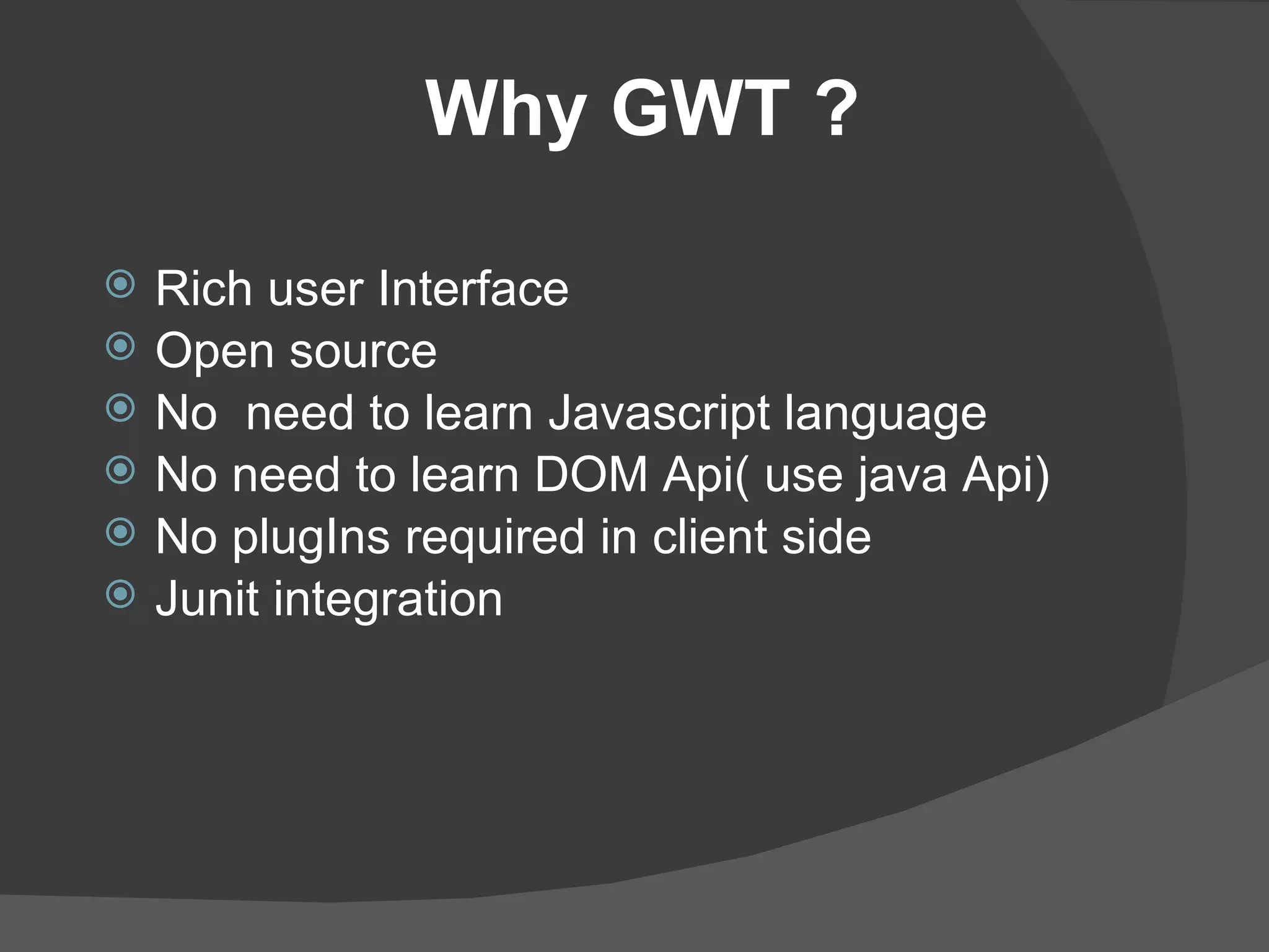 Gwt Presentation