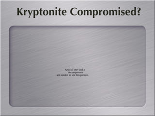 Kryptonite Compromised? 