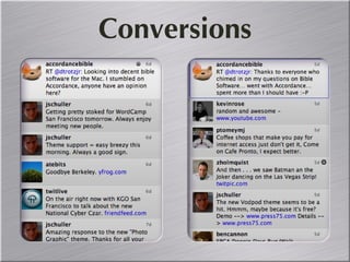 Conversions 