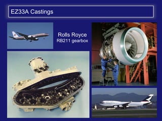 EZ33A Castings
Rolls Royce
RB211 gearbox
 