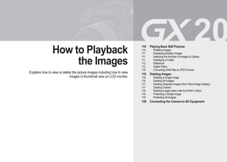 Samsung Camera GX-20 User Manual