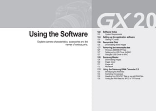 Samsung Camera GX-20 User Manual