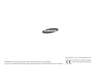 Samsung Camera GX-20 User Manual