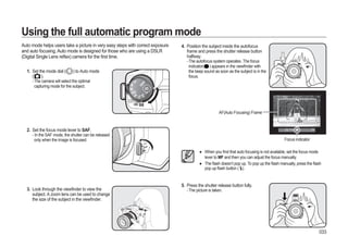 Samsung Camera GX-20 User Manual