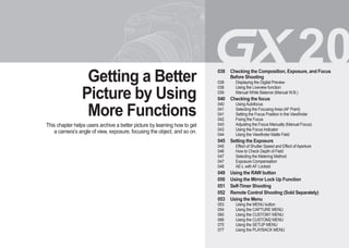 Samsung Camera GX-20 User Manual