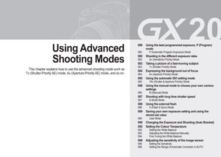 Samsung Camera GX-20 User Manual