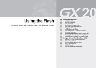 Samsung Camera GX-20 User Manual