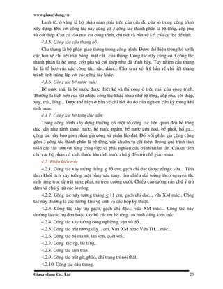 Giao trinh do boc khoi luong cong trinh xay dung - Ky su QS Quantity ...