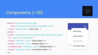 Angular material vs material design light | PPTX