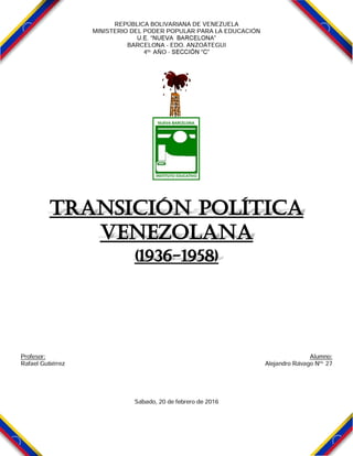 Transición política venezolana