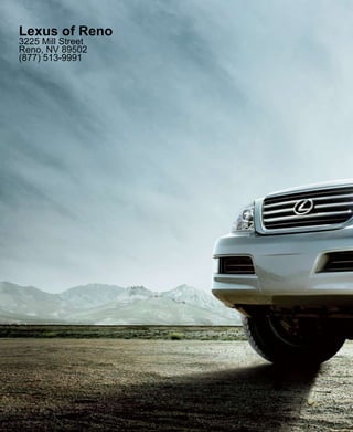Lexus of Reno
3225 Mill Street
Reno, NV 89502
(877) 513-9991
 