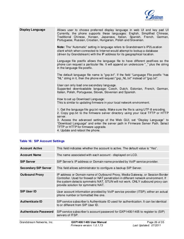 Grandstream Gxp2110 Инструкция На Русском - plannerleading