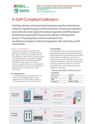 GxP - Compliant Calibration | PDF
