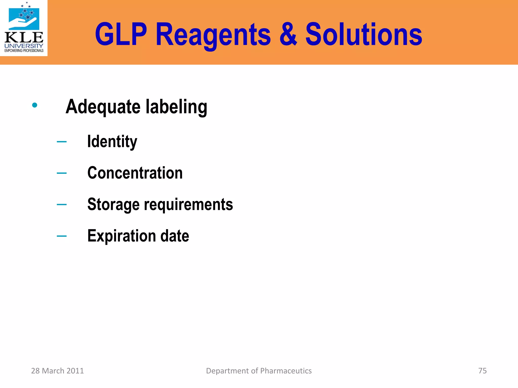GxP and cGxP in Bio/Pharmaceutical Industry | PPT