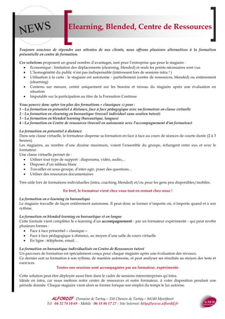 ALFORDIF - 04 32 74 10 69 - Site Internet: http://www.alfordif.fr
5
Tous les programmes détaillés sur http://www.alfordif.fr
LES PARTENARIATS OPCA
INFORMATIQUE
Initiation informatique Page 36
Photoshop Page 36
Word initiation Page 37
Word perfectionnement Page 37
Excel initiation Page 38
Excel perfectionnement Page 39
Centre de Ressources / Elearning Page 40
Sauveteur Secouriste du travail Page 41
Habilitation Electrique - Personnel non électricien Page 42
Habilitation Electrique - Personnel électricien Page 43
SÉCURITÉ
AGEFOS - PME PACA Page 49
INTERGROS Page 59
OPCALIM Page 70
OPCA DEFI Page 74
CONSTRUCTYS Page 79
COMMERCIALE ET MARKETING
Négociation d’achat et gestion des fournisseurs Page 33
Impayés : comment gérer le risque clients Page 34
Défendre ses prix et sa marge Page 35
Répondre aux Appels d’Offres Page 35
AIDE A DOMICILE
Le Relationnel dans l’Aide à Domicile Page 44
L’Alcoolisme et les troubles psychologiques Page 45
Les Maladies Invalidantes Page 46
La Maladie d’Alzheimer Page 47
 
