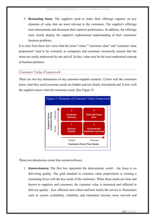 Customer value modelling | PDF