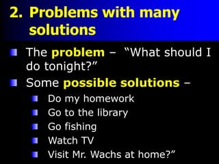 Problem Solving (Lecture) | PPTX
