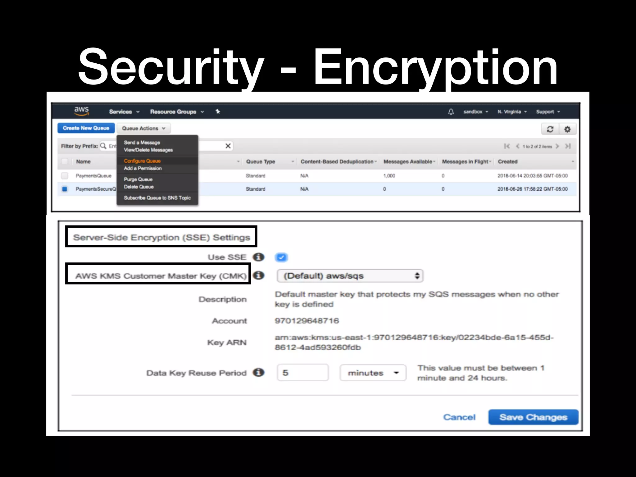 Security - Encryption
 