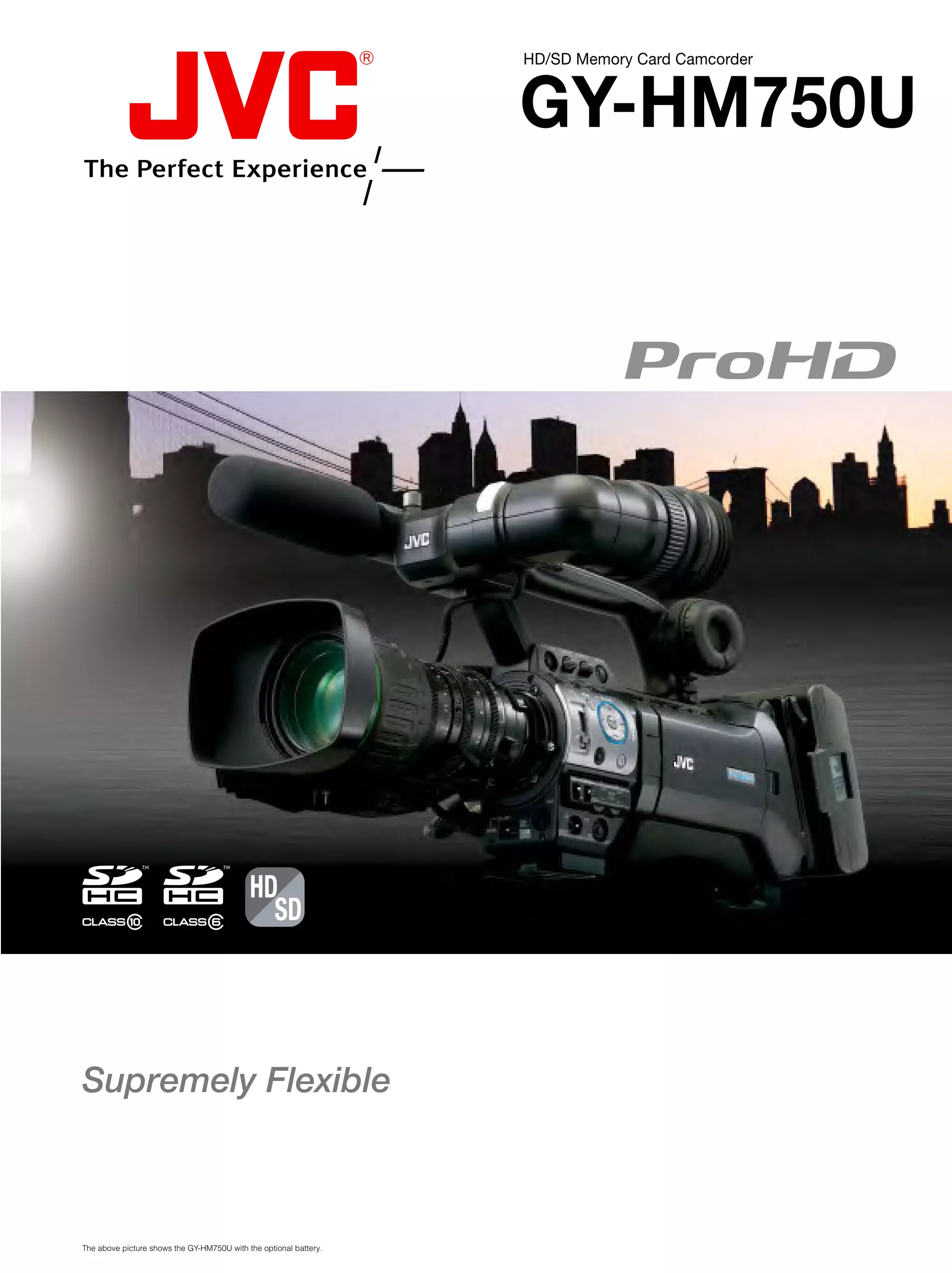 JVC GY-HM750 | PDF