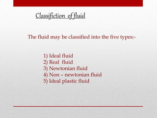 properties fluid mechanics | PPTX