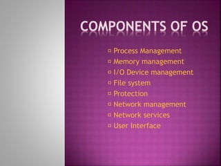 operating system | PPT