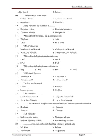 Computer Prtals computer fundamental of_computer | PDF