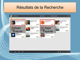 Résultats de la Recherche
Apps à l’honneur
Apps
Gratuite
Apps
Payante
G.VM - 2016
 