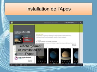 Installation de l’Apps
Téléchargement
et installation de
l’Apps
G.VM - 2016
 