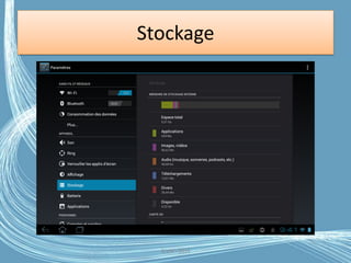 Stockage
G.VM - 2016
 