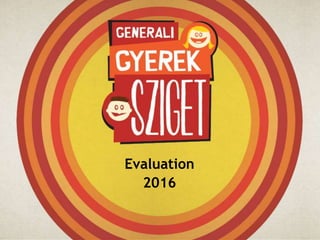 Evaluation
2016
 