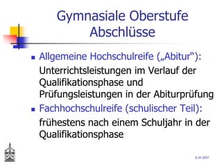 Gymnasialeoberstufe