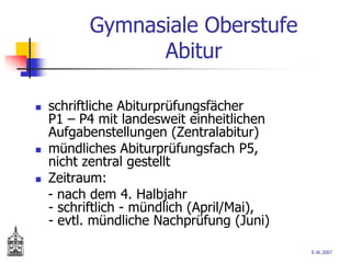 Gymnasialeoberstufe