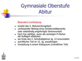 Gymnasialeoberstufe